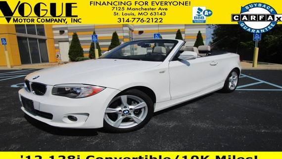 BMW 128I 2012 WBAUL7C58CVM82925 image BMW 128I 2012 WBAUL7C58CVM82925 image