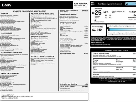 BMW 430I 2018 WBA4W3C54JAC91994 image BMW 430I 2018 WBA4W3C54JAC91994 image