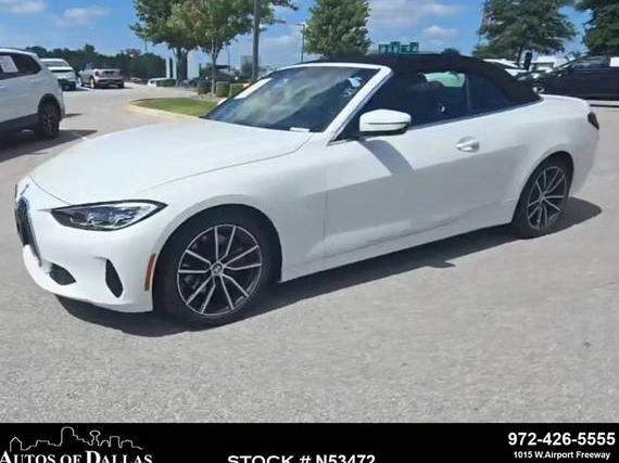 BMW 430I 2024 WBA23AT06RCN53472 image