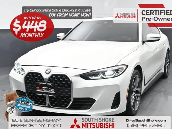 BMW 430I 2022 WBA63AV06NFM71279 image
