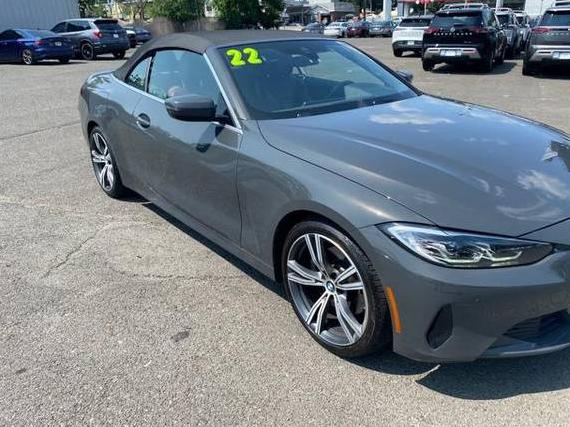 BMW 430I 2022 WBA43AT08NCK28499 image