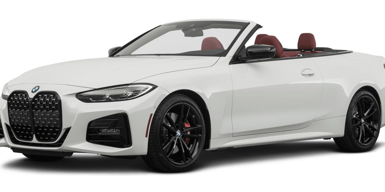 BMW 430I 2022 WBA23AT06NCJ02777 image