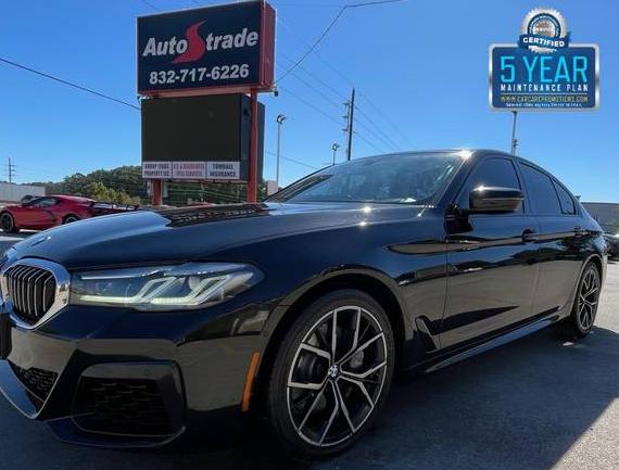 BMW 540I 2021 WBA53BJ03MCF49641 image