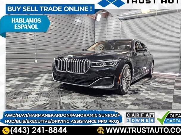 BMW 750I 2020 WBA7U2C07LBM62152 image