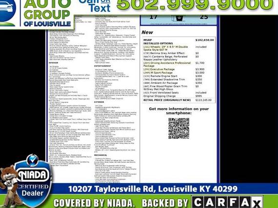 BMW 750I 2020 WBA7U2C04LCD57808 image BMW 750I 2020 WBA7U2C04LCD57808 image