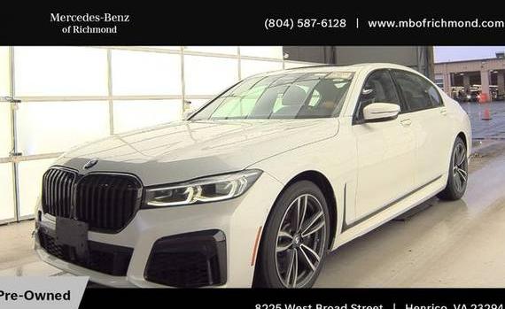 BMW 750LI 2022 WBA7U2C0XNCH40607 image
