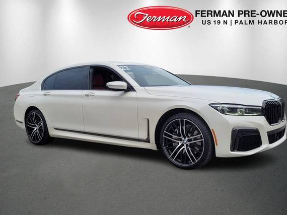 BMW 750LI 2022 WBA7U2C03NCJ63707 image