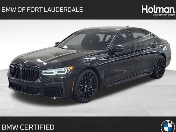 BMW 750LI 2022 WBA7U2C00NCG81017 image