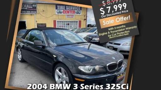 BMW 325CI 2004 WBABW33444PL27308 image