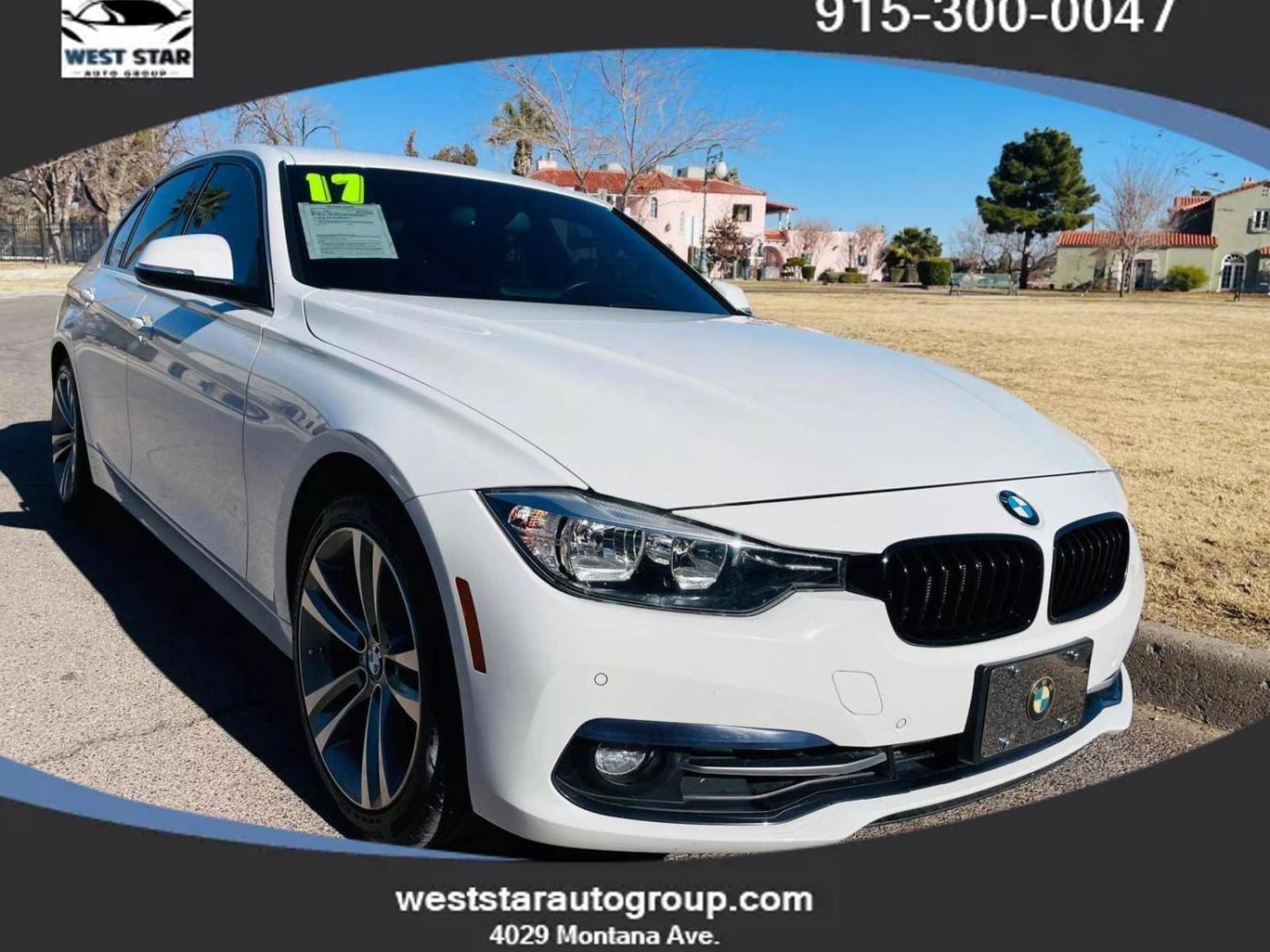 BMW 330I 2017 WBA8B9G35HNU53639 image