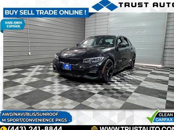 BMW 330I 2020 WBA5R7C06LFH54568 image
