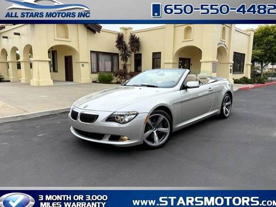 BMW 650I 2008 WBAEB53548CX60086 image