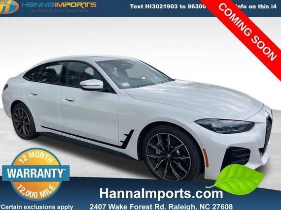 BMW I4 2022 WBY73AW08NFM77071 image