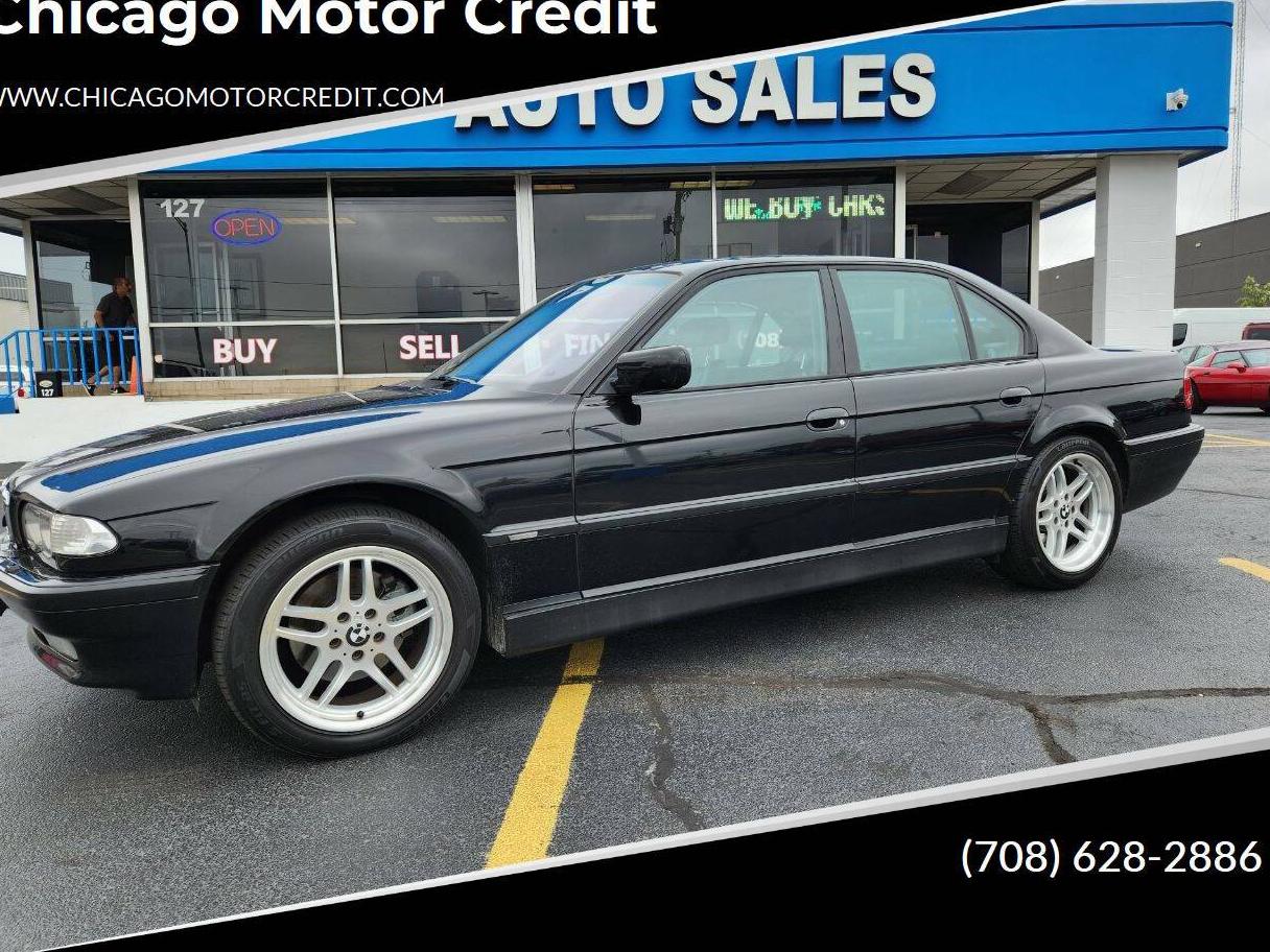 BMW 740LI 2000 WBAGG8348YDN76783 image