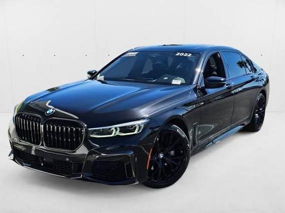 BMW 740LI 2022 WBA7T2C07NCJ53457 image