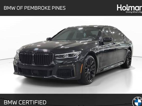 BMW 740LI 2022 WBA7T2C02NCJ63782 image
