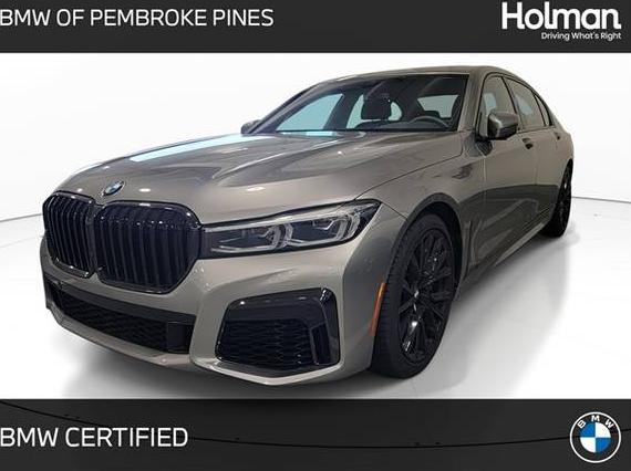BMW 740LI 2022 WBA7T2C08NCJ61115 image