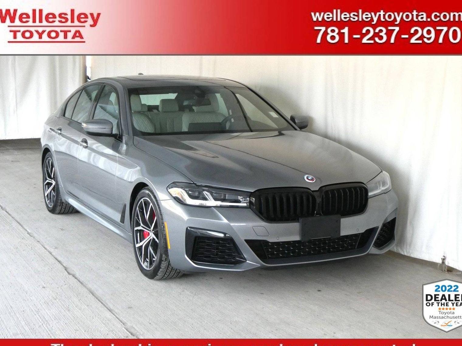 BMW M550I 2023 WBA13BK03PCL38311 image