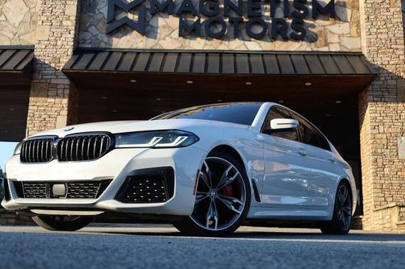 BMW M550I 2021 WBA13BK03MCF08536 image