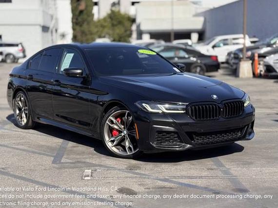 BMW M550I 2021 WBA13BK00MCF63316 image