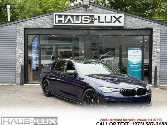 BMW M550I 2021 WBA13BK00MCG46308 image