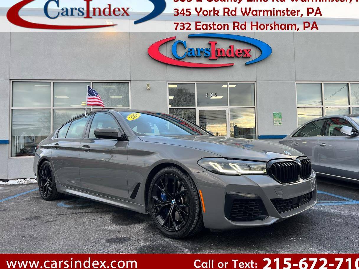 BMW M550I 2021 WBA13BK01MCF49537 image