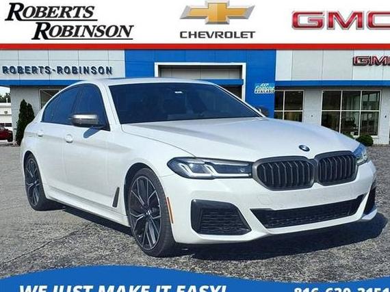 BMW M550I 2021 WBA13BK06MCF46018 image