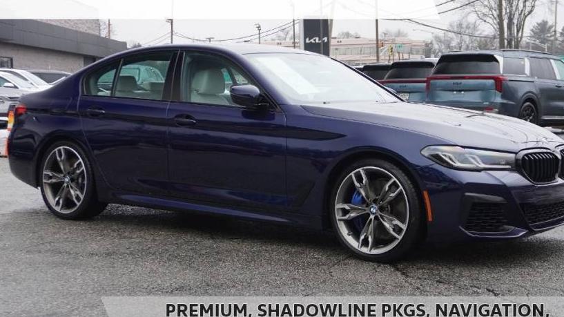 BMW M550I 2022 WBA13BK06NCJ01390 image