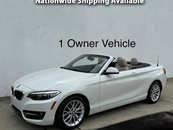 BMW 228I 2016 WBA1K9C58GV321787 image