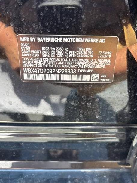 BMW X3 2023 WBX47DP09PN228833 image