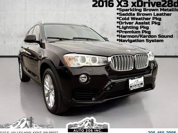 BMW X3 2016 5UXWY3C53G0N87346 image BMW X3 2016 5UXWY3C53G0N87346 image