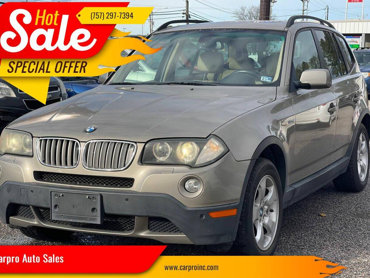 BMW X3 2007 WBXPC93497WJ02299 image