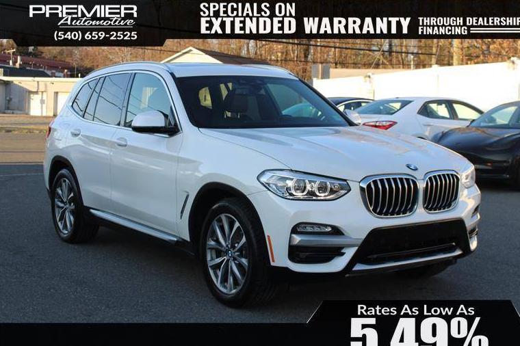 BMW X3 2019 5UXTR9C54KLP77571 image