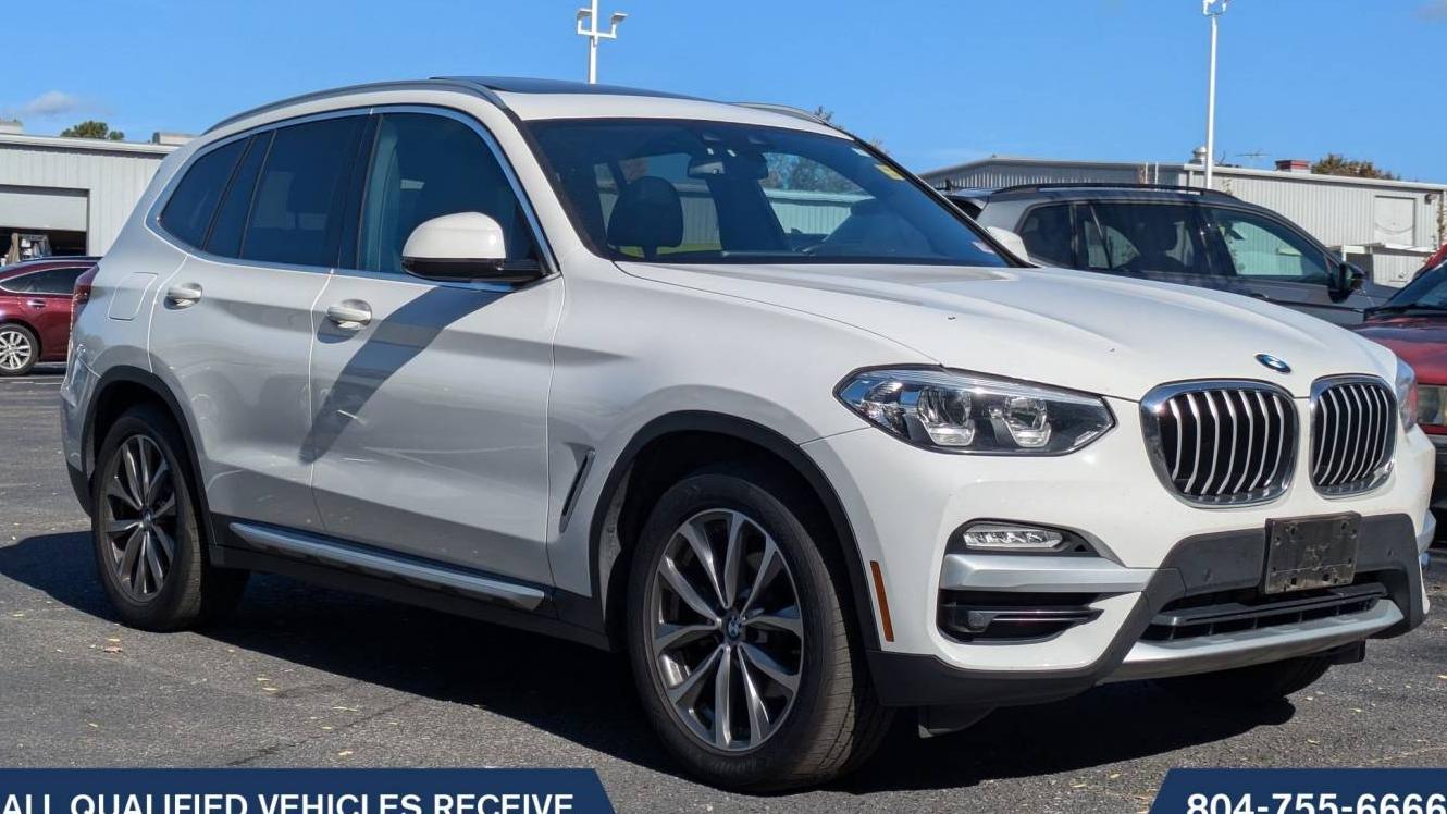 BMW X3 2019 5UXTR9C5XKLE21662 image