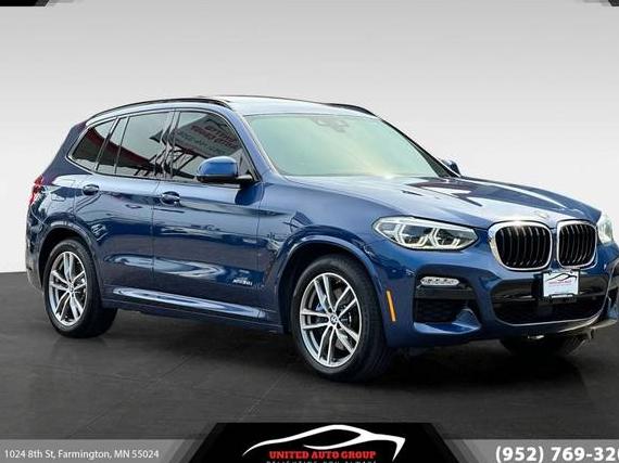 BMW X3 2018 5UXTR9C53JLC75460 image