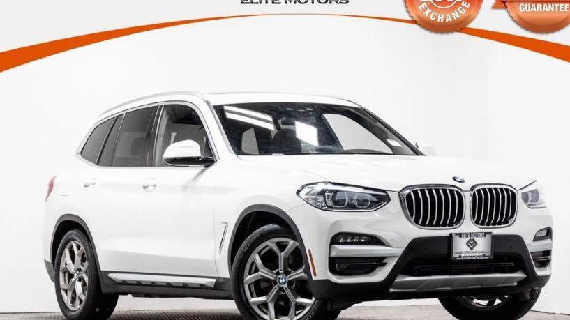 BMW X3 2021 5UXTS1C02M9H77968 image