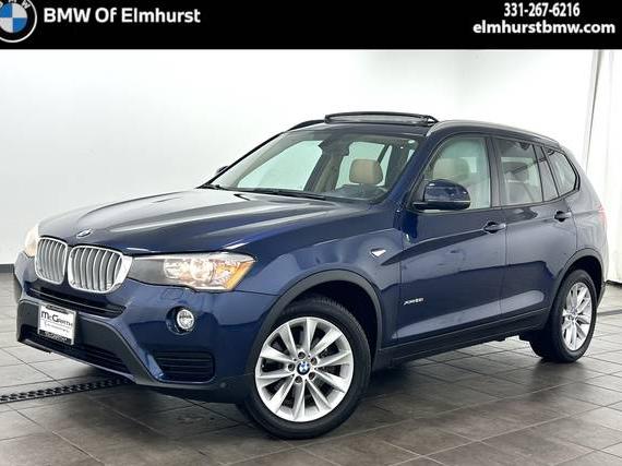 BMW X3 2017 5UXWX9C5XH0T02293 image