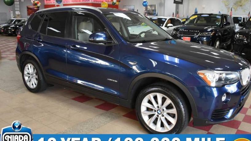 BMW X3 2017 5UXWX9C34H0W78213 image