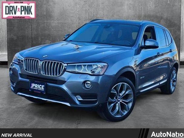 BMW X3 2017 5UXWZ7C34H0X39283 image