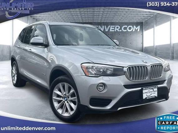 BMW X3 2017 5UXWX9C54H0T08221 image