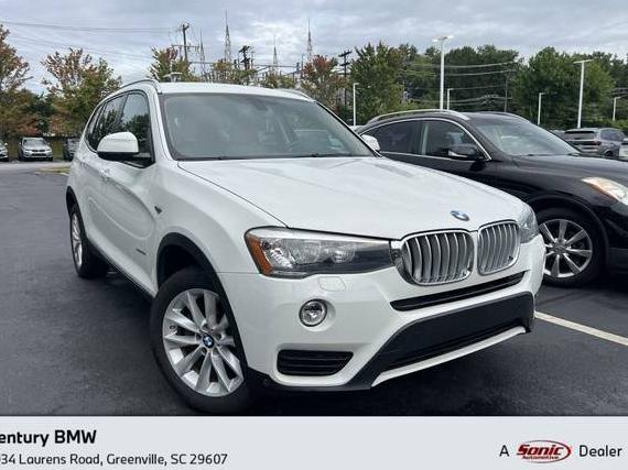 BMW X3 2017 5UXWZ7C32H0V87360 image