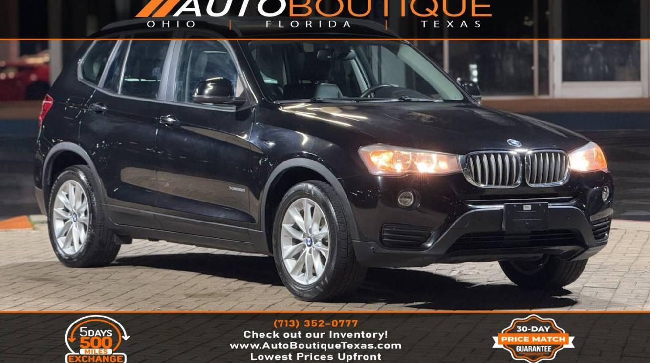 BMW X3 2017 5UXWX9C53H0T04581 image