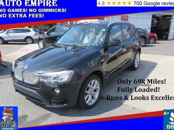 BMW X3 2017 5UXWX7C54H0S19527 image