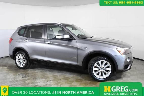BMW X3 2017 5UXWZ7C36H0V92156 image
