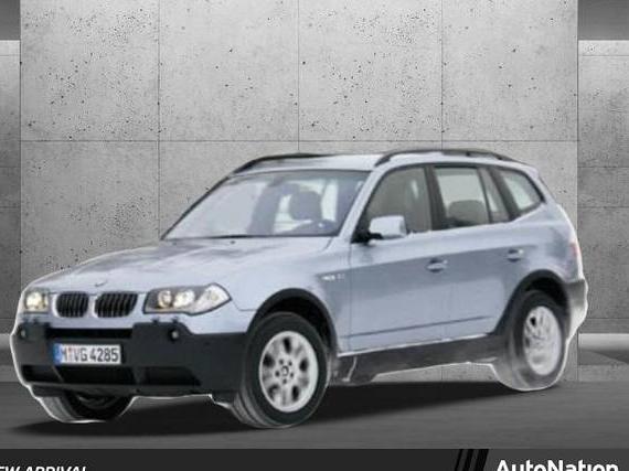 BMW X3 2006 WBXPA93456WD29707 image