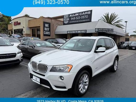 BMW X3 2013 5UXWX9C5XD0A26095 image