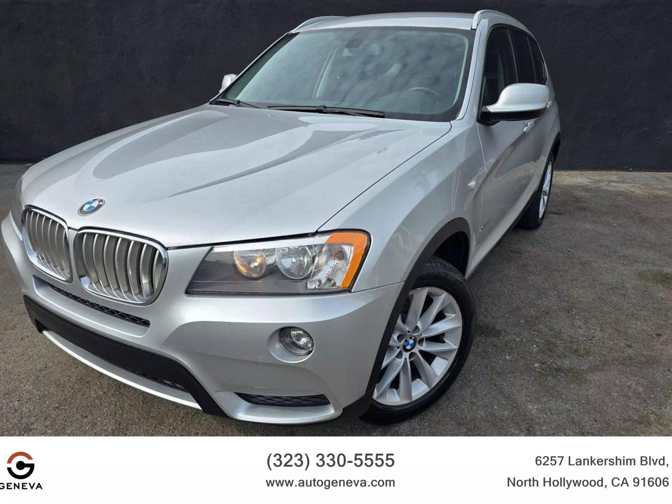 BMW X3 2013 5UXWX9C51D0A21531 image