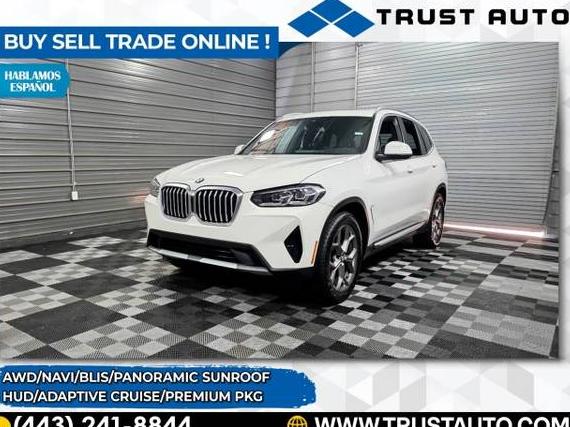 BMW X3 2022 5UX53DP06N9J72075 image