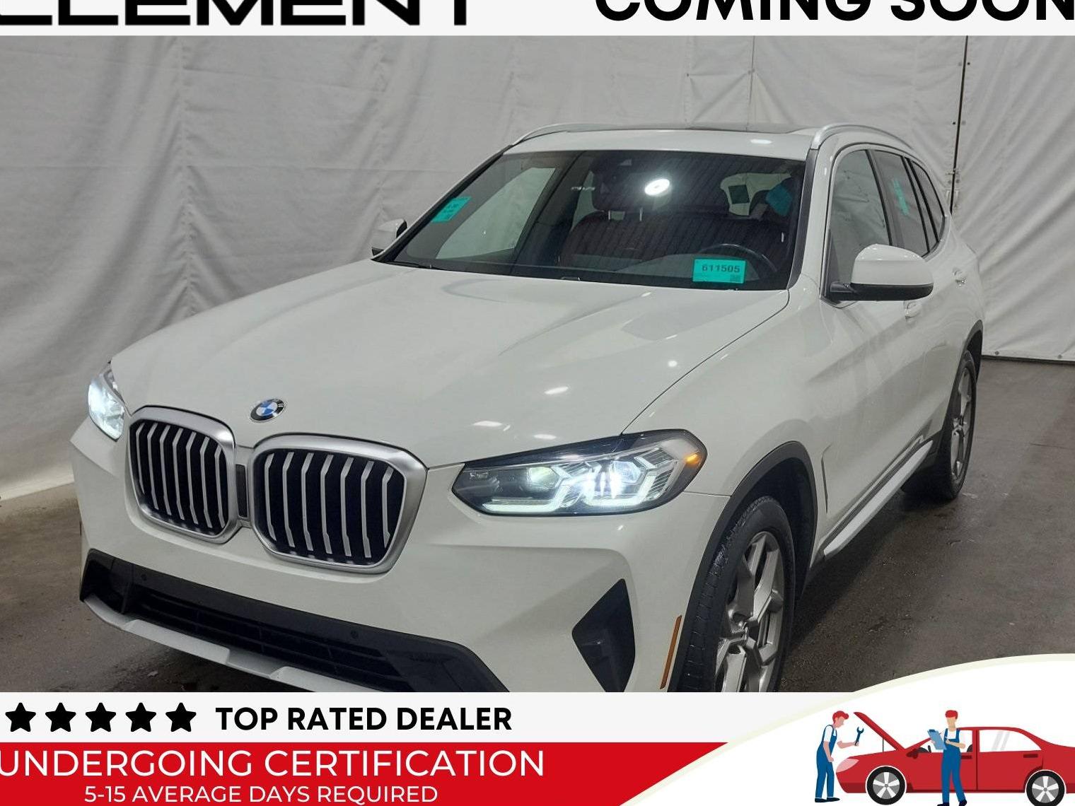 BMW X3 2022 5UX53DP00N9J87834 image