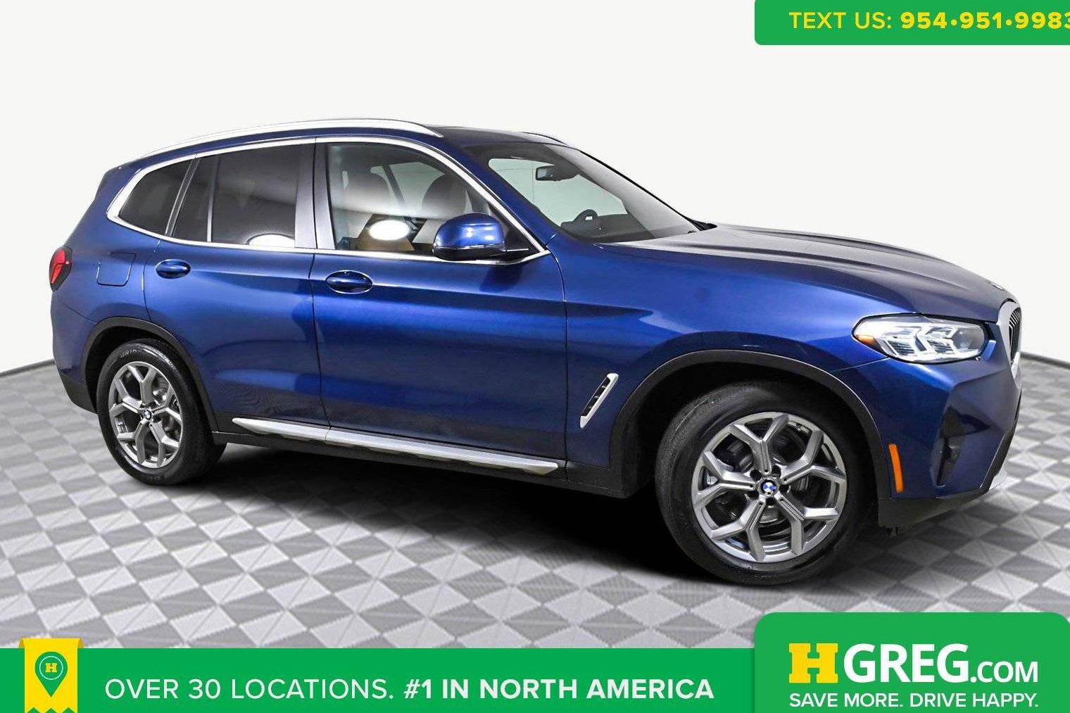 BMW X3 2022 5UX43DP04N9J03509 image